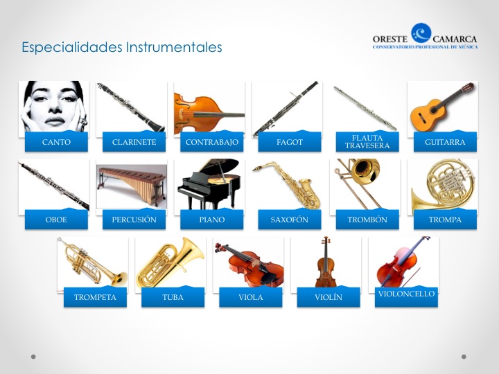 Especialidades Instrumentales